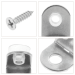 TAITA High Quality Glass Shelf L Bracket - Image 2