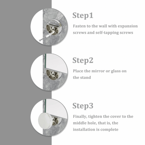 199 TAITA Premium Quality Heavy Mirror Fix Hole Type - Image 7