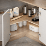 TAITA Heavy 165 Degree Hydraulic Concealed Hinges 256 Steel Polish - Image 4