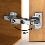 TAITA Heavy 165 Degree Hydraulic Concealed Hinges 256 Steel Polish - Image 2