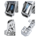 High Quality Hydraulic Gemba Damping Hinges Steel Polish - Image 5