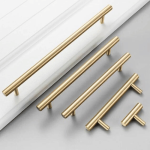 Hollow Tube Furniture Handle Gold