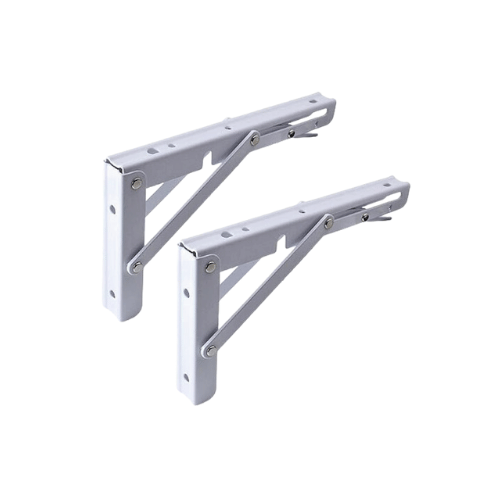 Foldable Shelf Bracket White