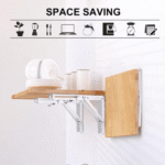 TAITA High Quality Foldable Shelf Bracket White - Image 6