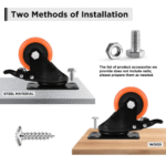 TAITA High Quality Orange Heavy Wheel Lock - Image 3