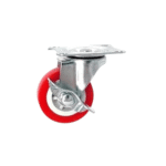 PVC Red Wheel Lock