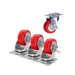 TAITA High Quality PVC Red Wheel Lock - Image 4