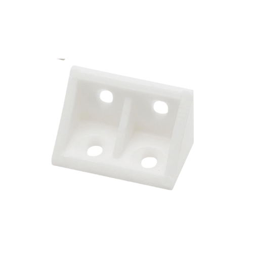 Plastic L Brackets White