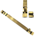 High Quality Ab Finish Rectangular Brass Tower Bolt - Image 3