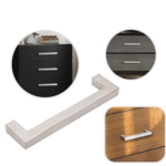 TAITA Elite Stainless Steel Pantry Handle - Silver - Image 4