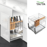 400mm Multipurpose Pull-Out Storage