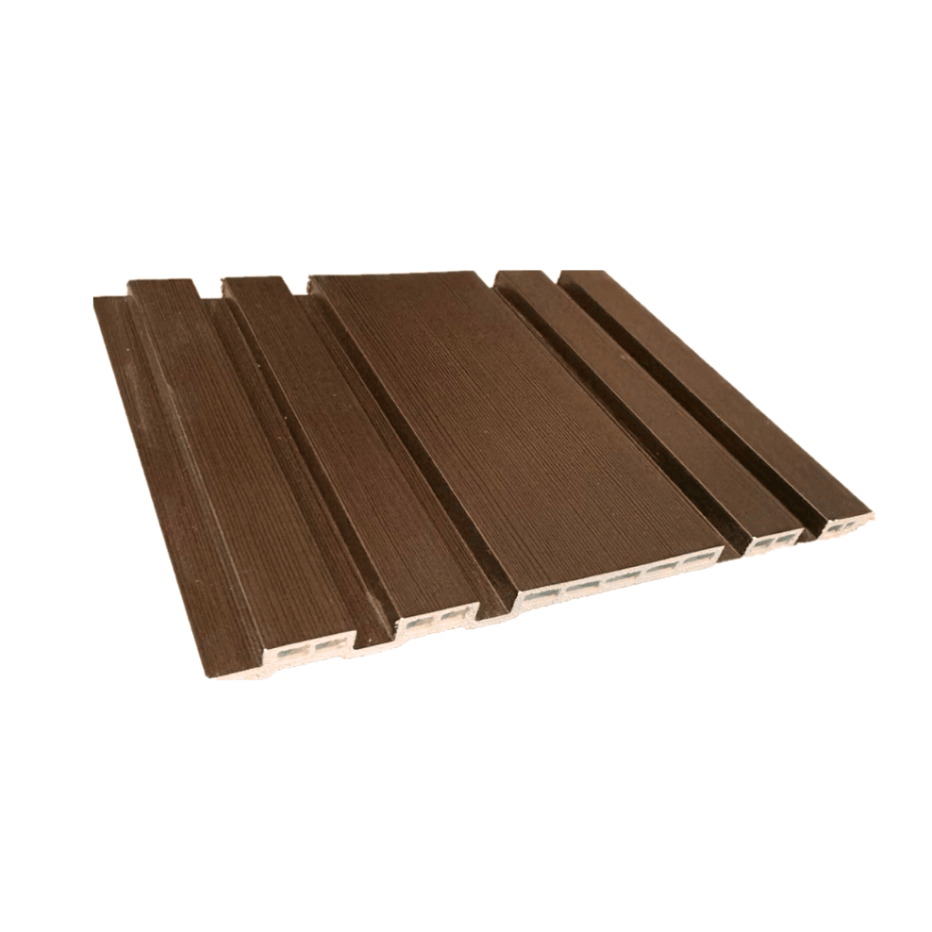 STC Innovative WPC Fluted Wall Panel Brown WPF002 - Trendy Homes