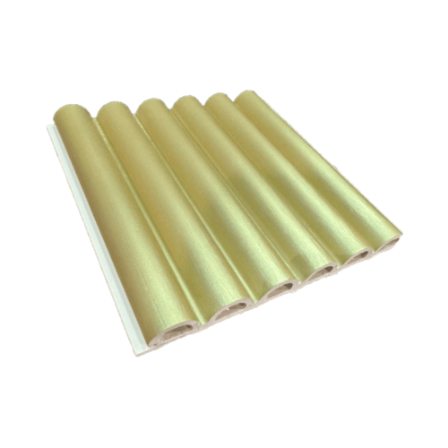 Round Fluted Panel Gold