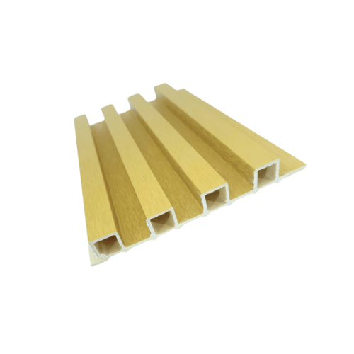 Square Fluted Panel Gold