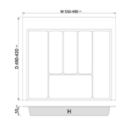 Cutlery Tray 600mm