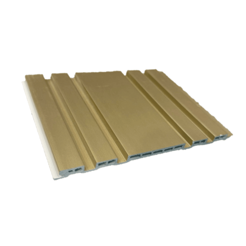 Fluted panel gold