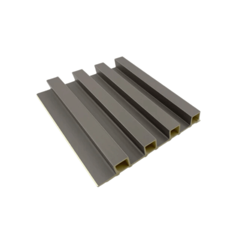 Square Fluted Panel Charcoal Grey