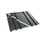 Fluted Panel Black Marble