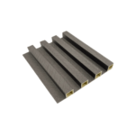 Square Fluted Panel Charcoal Grey