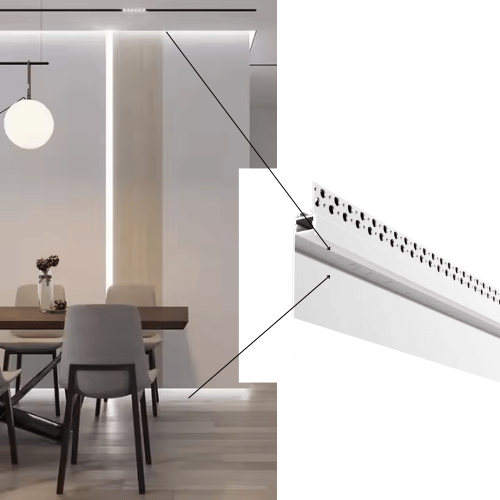 Baseboard / Shadow Gap LED Strip Profile