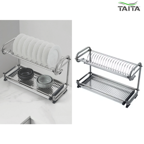 Exquisite 2 Layer Work Top Dish Drainer