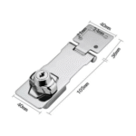 SOLID High Quality Hasp and Staple Lock - Image 3