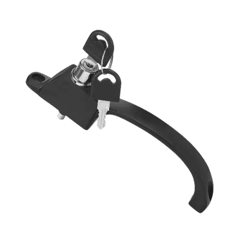 Sliding Push Lock with Handle and Key