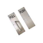 SOLID Stainless Steel Door Push and Pull Indicator with Handle