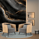 TAITA Luxurious PVC UV Marble Sheet Golden Horizon - Continuous Pattern Series - Image 2