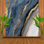 TAITA Luxurious PVC UV Marble Sheet Royal Drift  - Continuous Pattern Series - Image 2