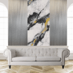 TAITA Luxurious PVC UV Marble Sheet Gold Essence - Image 2