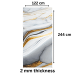 TAITA Luxurious PVC UV Marble Sheet Crystal Luxe - Image 3