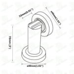 ASABI Stainless Steel Door Stopper - Image 3