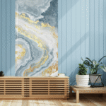 TAITA Luxurious PVC UV Marble Sheet Gold Whisper - Image 2