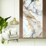 TAITA Luxurious PVC UV Marble Sheet Grey Whisper - Image 2