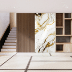 TAITA Luxurious PVC UV Fluted Marble Sheet Gleam Fusion Ridge - Image 2