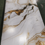 TAITA Luxurious PVC UV Fluted Marble Sheet Gleam Fusion Ridge - Image 4