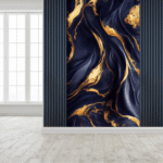 TAITA Luxurious PVC UV Fluted Marble Sheet Deep Eclipse Ridge - Image 2