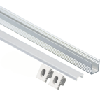 TAITA High Quality Surface/Recessed Narrow Square Aluminum LED Strip Profile - Image 5