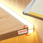 TAITA High Quality Aluminum Dual-Sided LED Profile for Cabinet Shelves - Image 9