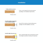 TAITA High Quality Aluminum Dual-Sided LED Profile for Cabinet Shelves - Image 7
