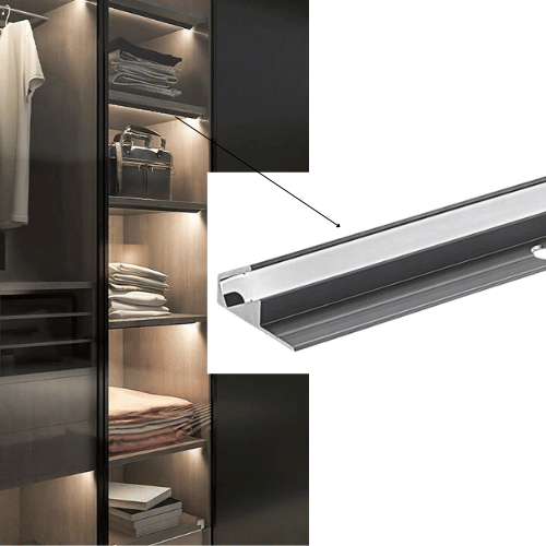 Surface Mounted 45 Degree Aluminum LED Profile