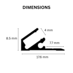 TAITA Luxury Surface Mounted 45 Degree Aluminum LED Profile - Image 6