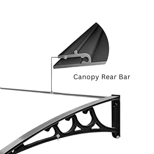 104 Solid Canopy Bracket Rear Bar - Image 3