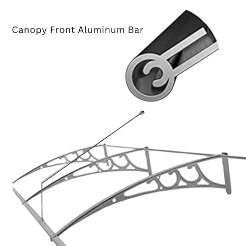 110 Solid Canopy Front Aluminum Bar - Image 3