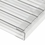 Solid Polycarbonate Sheet End Cover Strip - Image 5