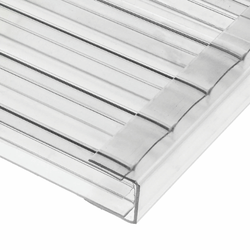 121 Solid Polycarbonate Sheet End Cover Strip - Image 5