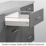 TAITA High Quality Tandem Drawer Slider White - Image 5