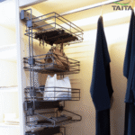 TAITA Elite Wardrobe Side Mounted 4 Layer Pull Out Rack - Image 3