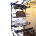 TAITA Elite Wardrobe Side Mounted 4 Layer Pull Out Rack - Image 4
